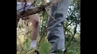 I was filming personally jerking off upon someone's skin woods when a cute boy came and sucked me &lpar;and rimmed too&rpar;